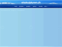 Tablet Screenshot of eisskulpturen.ch